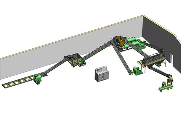 猪粪有机肥颗粒生产线