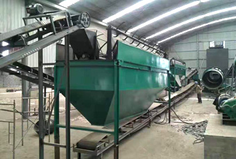 安徽年产3万吨鸡粪有机肥生产线现场