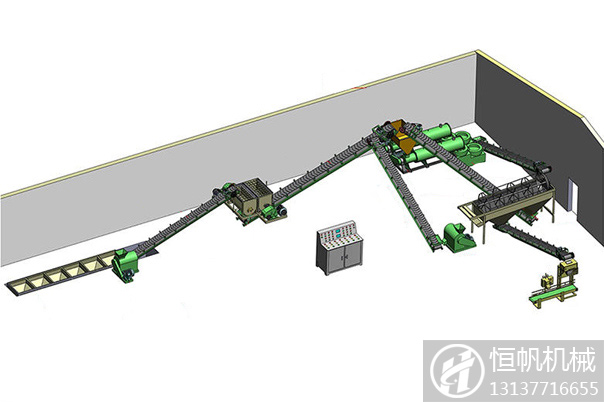 小型猪粪有机肥生产线