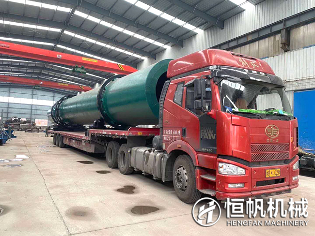 复工复产,年产十五万吨鸡粪有机肥生产设备助力贵州肥料厂区建设(图3) 贵州有机肥设备发货