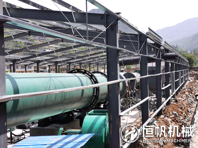 复工复产,年产十五万吨鸡粪有机肥生产设备助力贵州肥料厂区建设(图5) 贵州有机肥设备